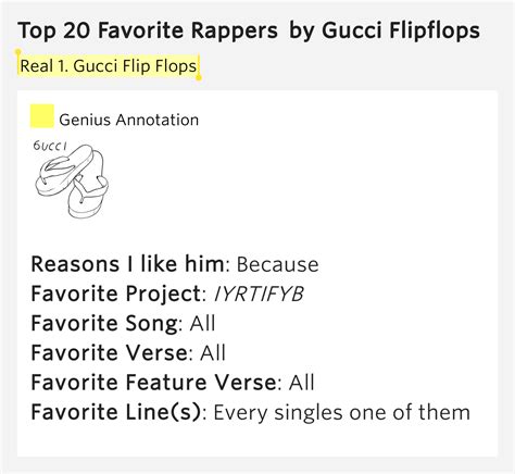 gucci flip flop lyrics|gucci flip flops meaning.